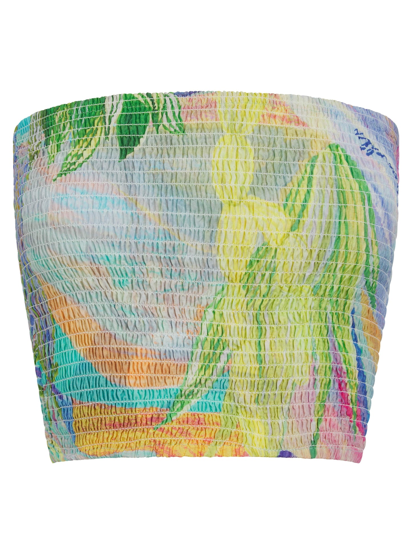 Pranella Tops Yucca Print Crop Top