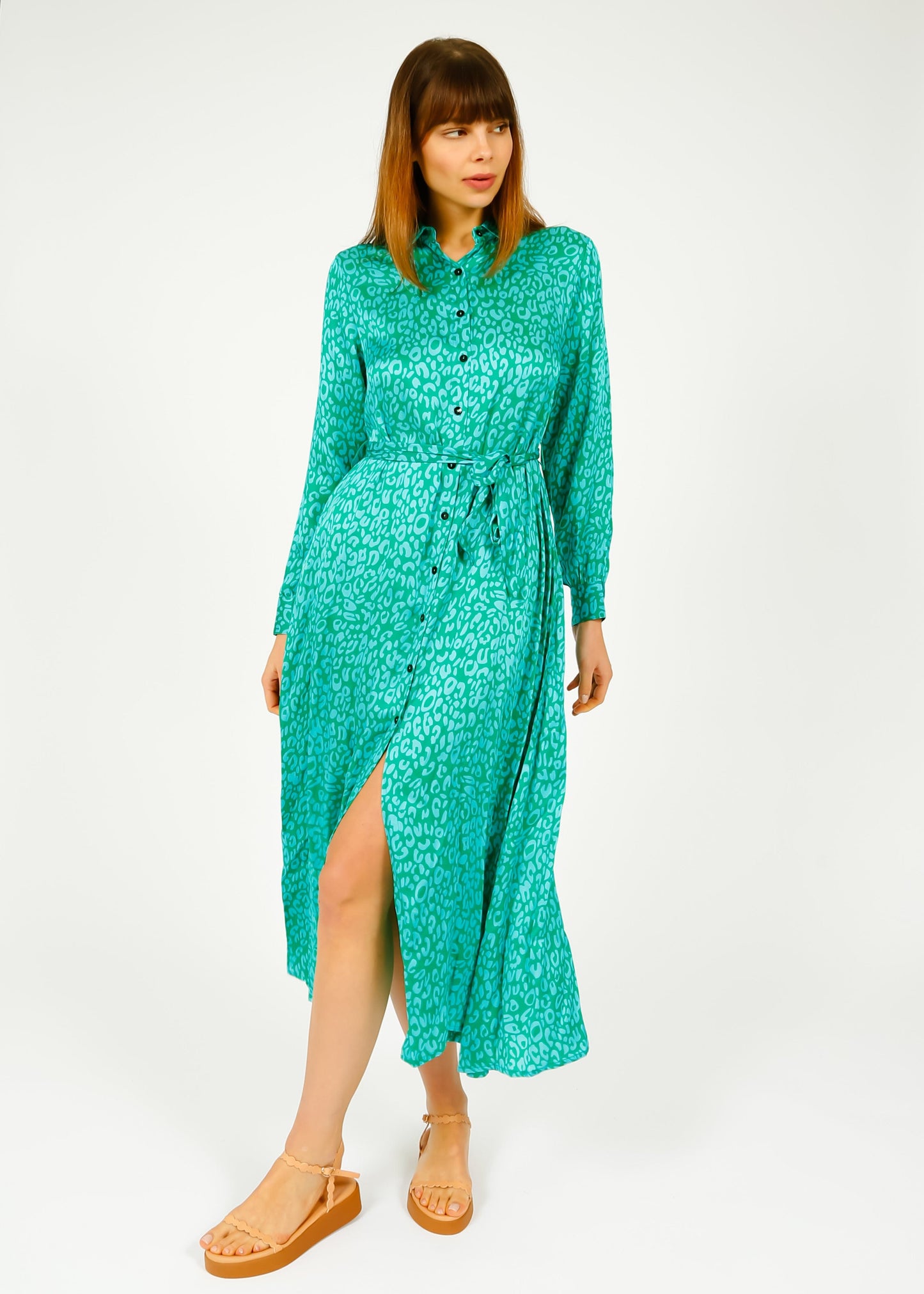 Primrose Park London Josie Dress in Leo Print