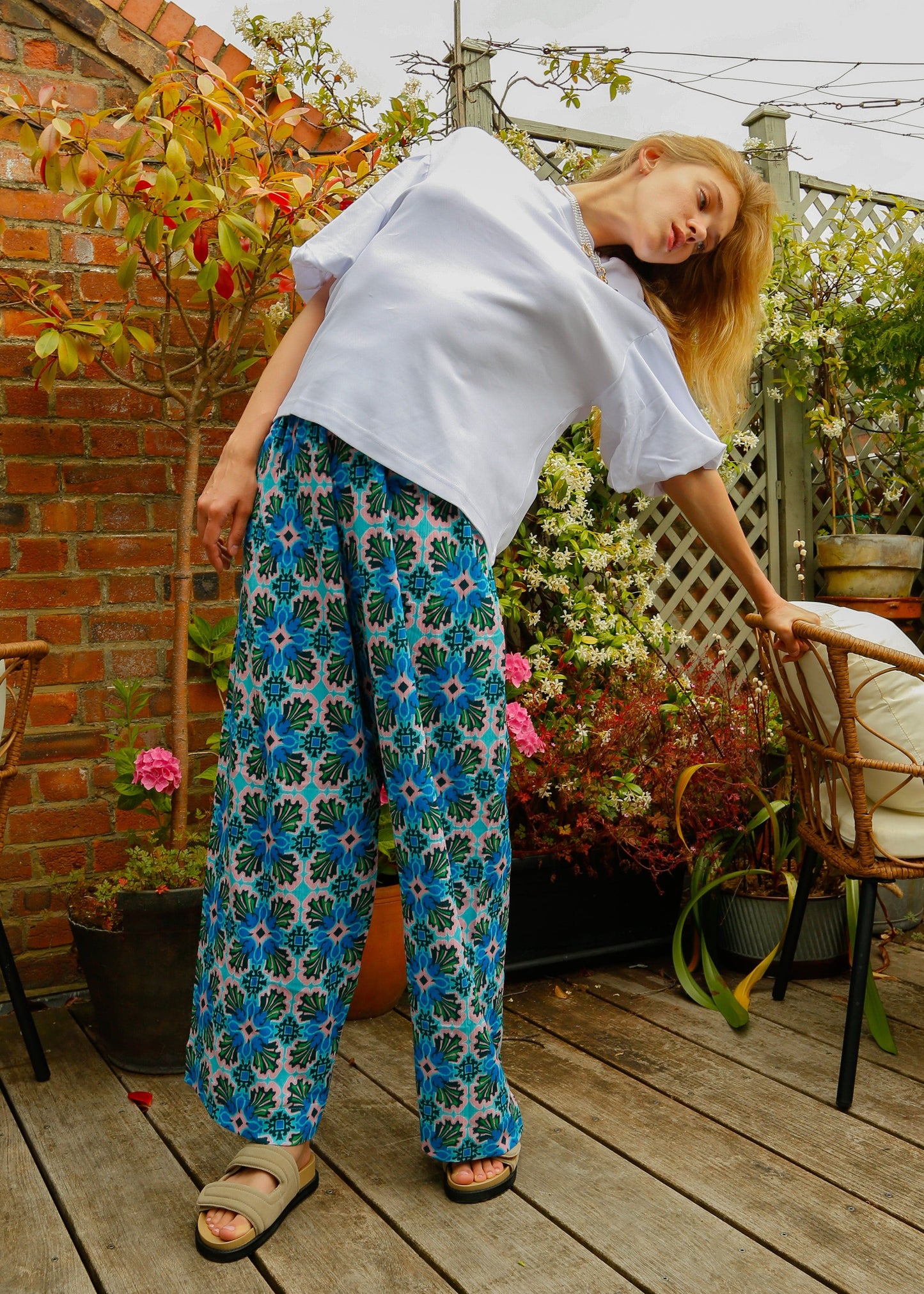 Primrose Park London Paolo Trousers in Shell