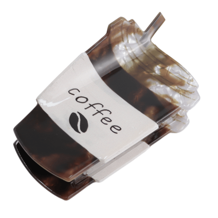 Pure Fashions Hair Accessories Coffee Hair Claw Clip