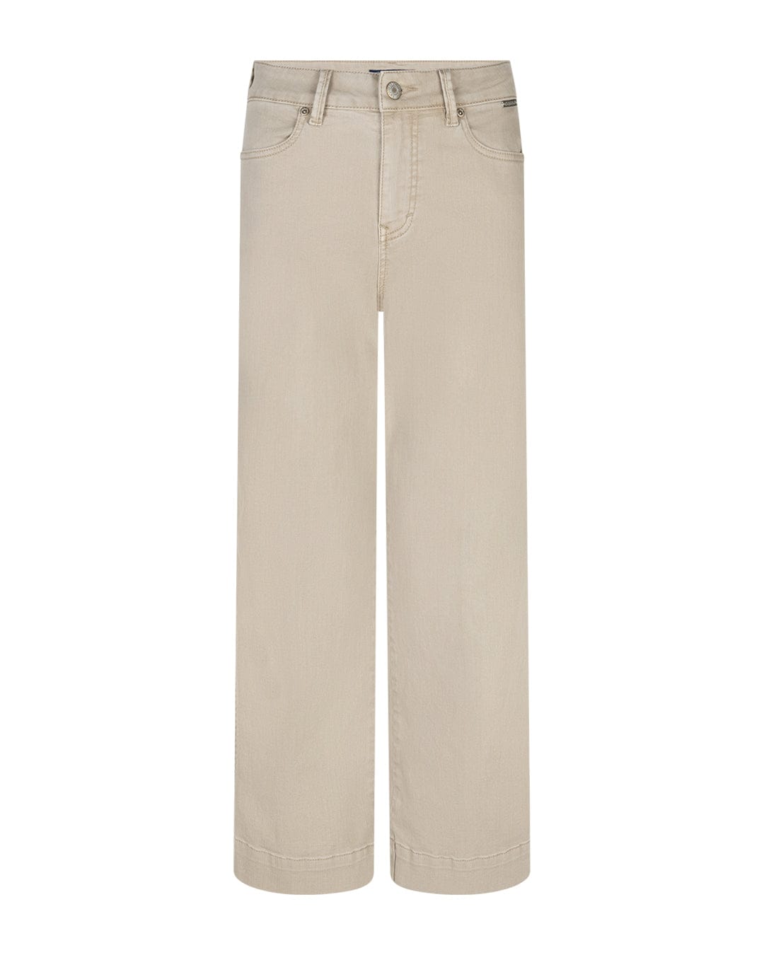 RED BUTTON Trousers Conny Fancy Stitching in Pebble