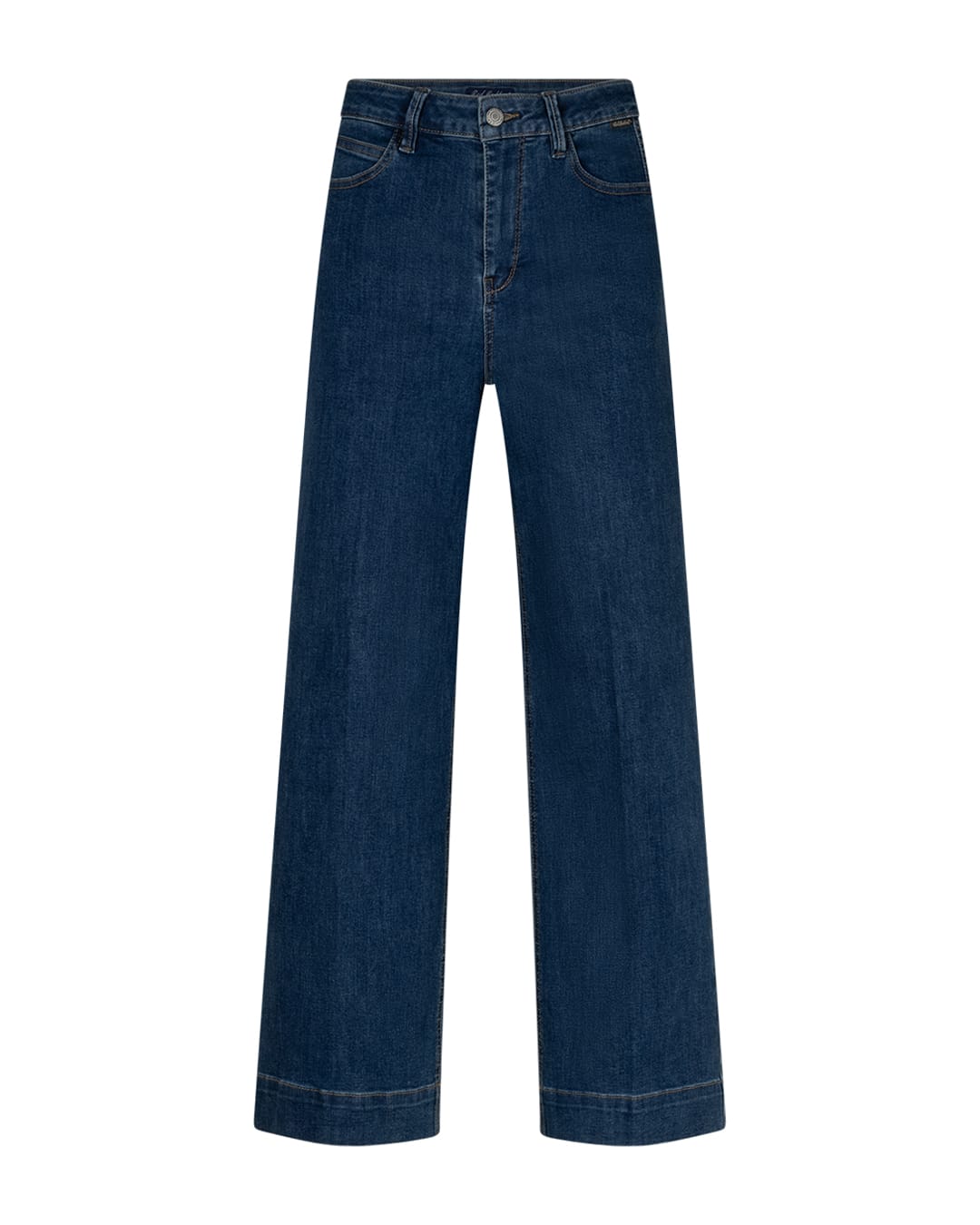 RED BUTTON Trousers Conny Wide Leg Jeans in Dark Blue Wash
