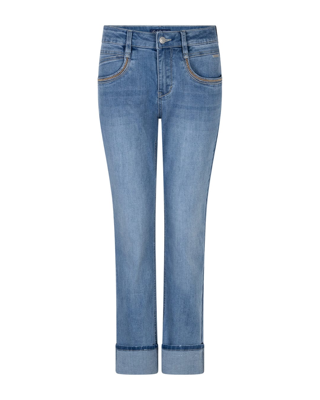 RED BUTTON Trousers Kate Denim Embroidered Pockets Stoneused Jeans