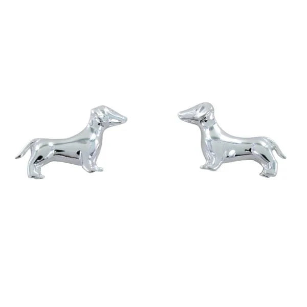 Reeves & Reeves Earrings Dachshund Dog Stud Earrings