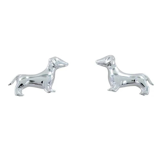 Reeves & Reeves Earrings Dachshund Dog Stud Earrings