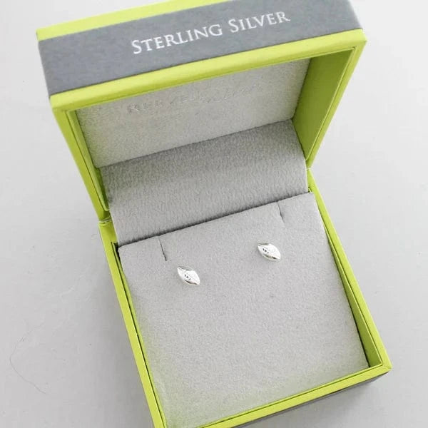 Reeves & Reeves Earrings Rugby Ball Stud Earrings