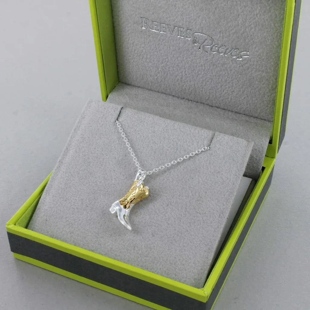 Reeves & Reeves Necklaces Cowboy Boot Pendant Necklace