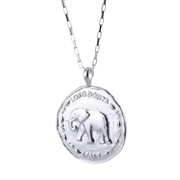 Reeves & Reeves Necklaces Elephant Coin Necklace