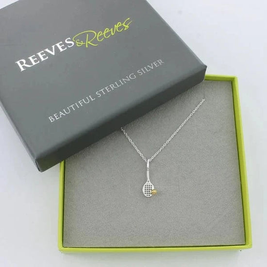 Reeves & Reeves Necklaces Tennis Racket Necklace