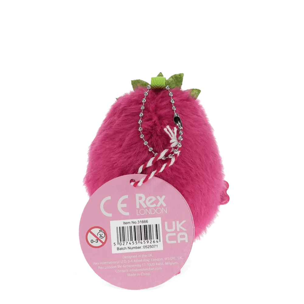 Rex London Fluffy wind-up toy - Pitaya (dragon fruit)