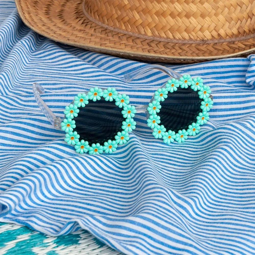 Rex London Sunglasses Funglasses - Green daisy sunglasses