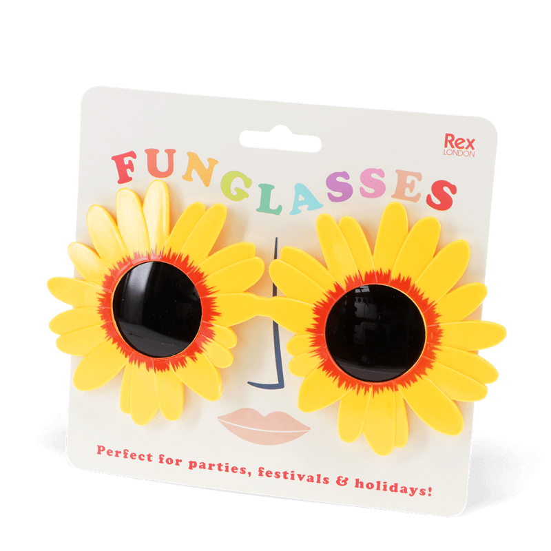 Rex London Sunglasses Funglasses - Yellow sunflower sunglasses