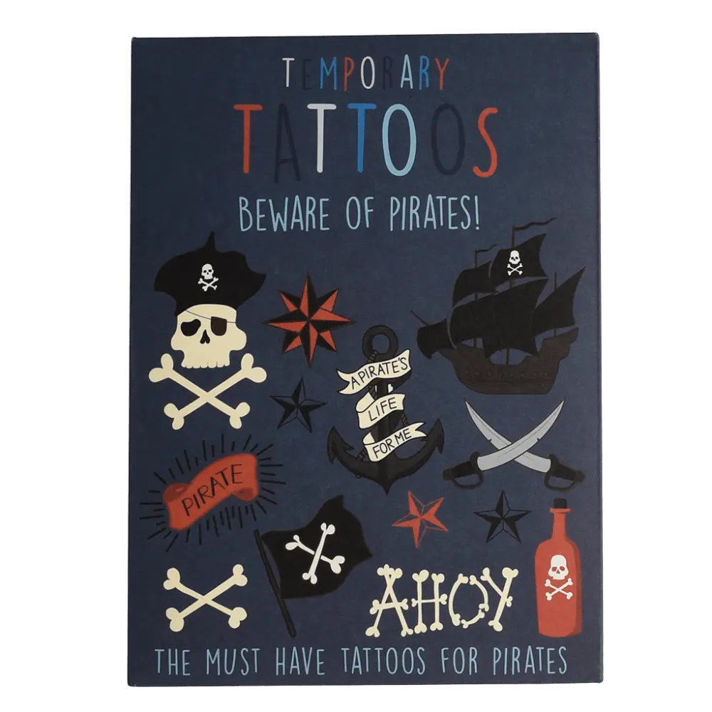 Rex London Temporary Tattoos Temporary tattoos - Beware of the Pirates