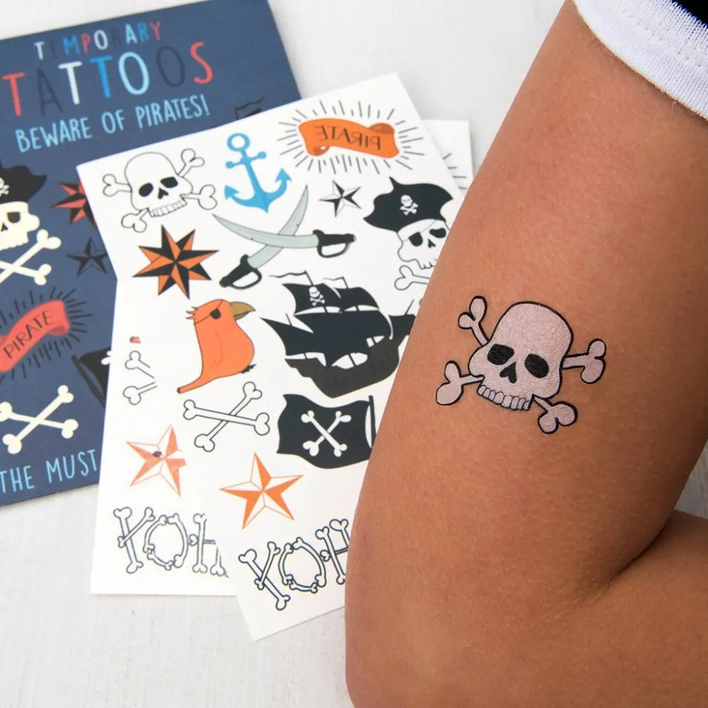 Rex London Temporary Tattoos Temporary tattoos - Beware of the Pirates