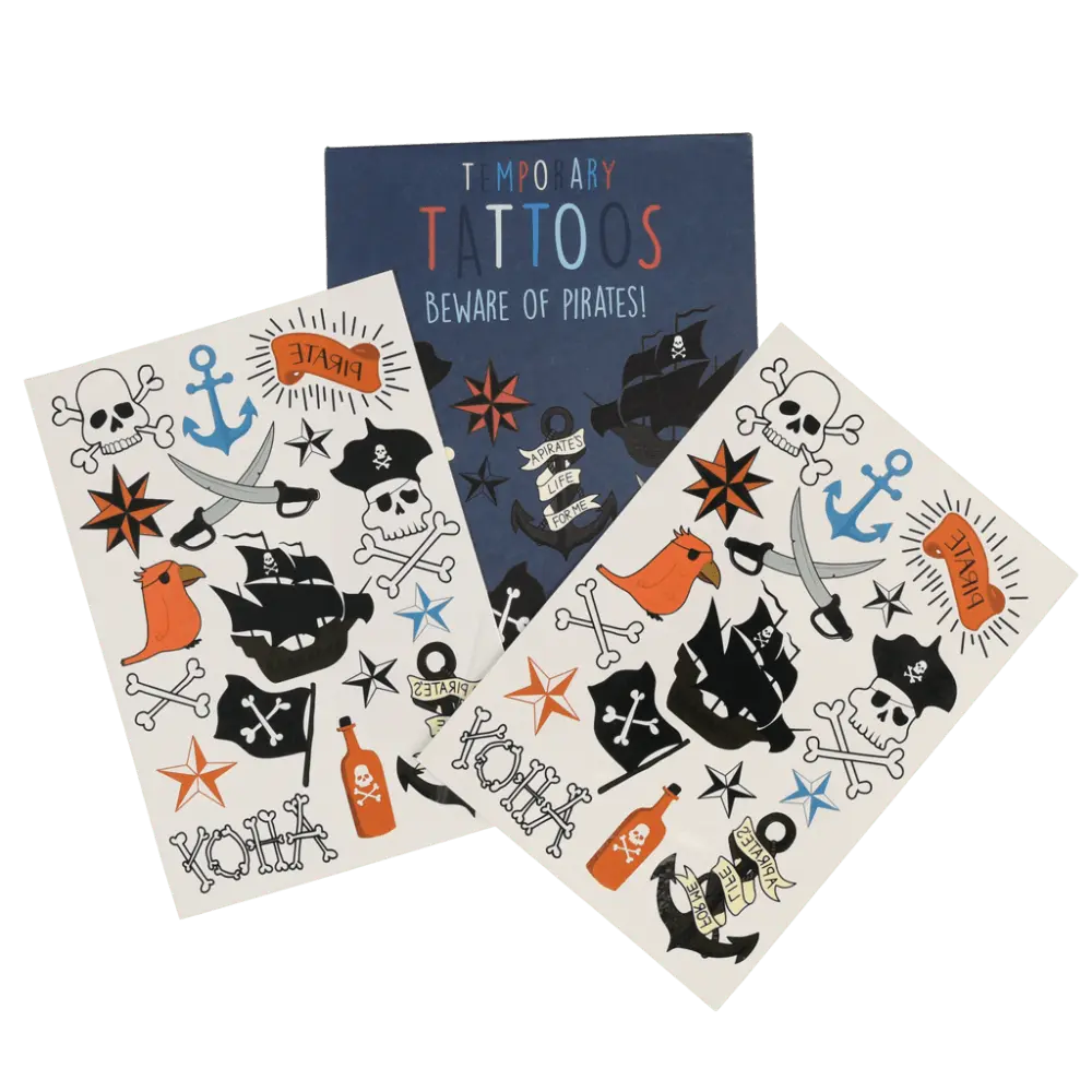 Rex London Temporary Tattoos Temporary tattoos - Beware of the Pirates