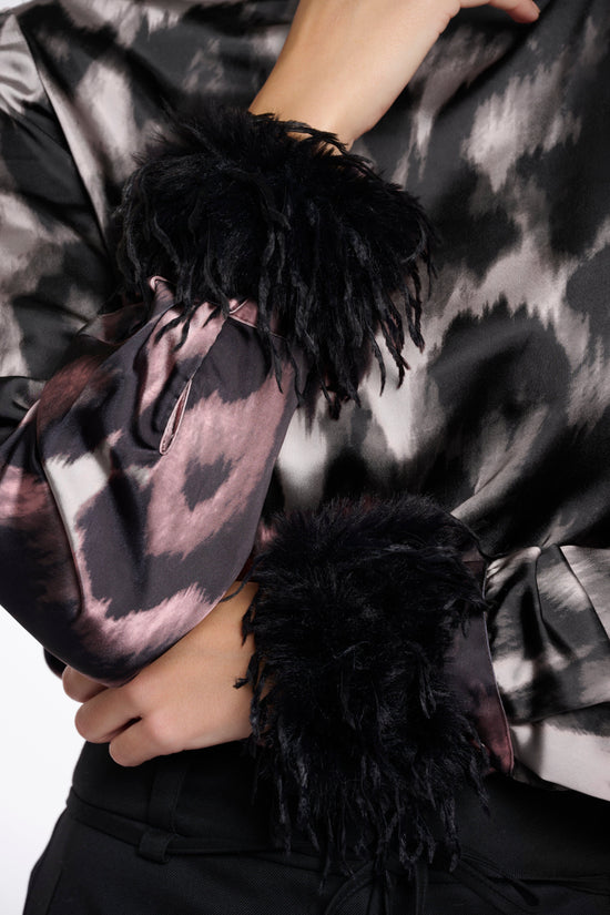 Rino & Pelle Accessories Rosalie Feather Cuffs