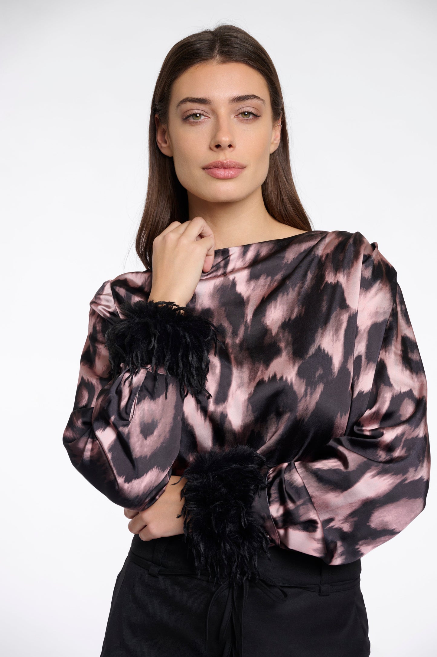 Rino & Pelle Accessories Rosalie Feather Cuffs
