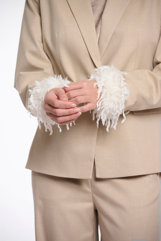 Rino & Pelle Accessories Rosalie Feather Cuffs