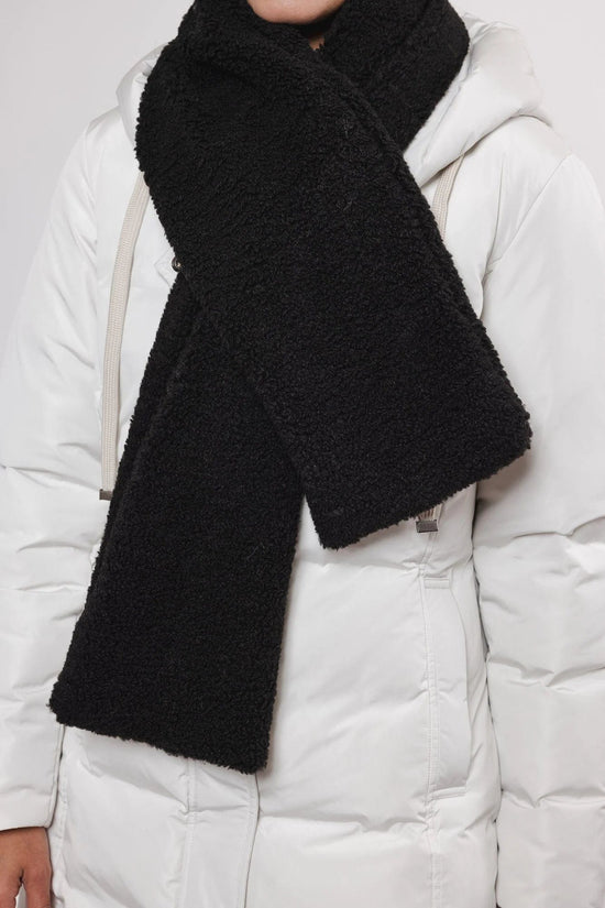 Rino & Pelle Accessories Teddy Shawl in Black