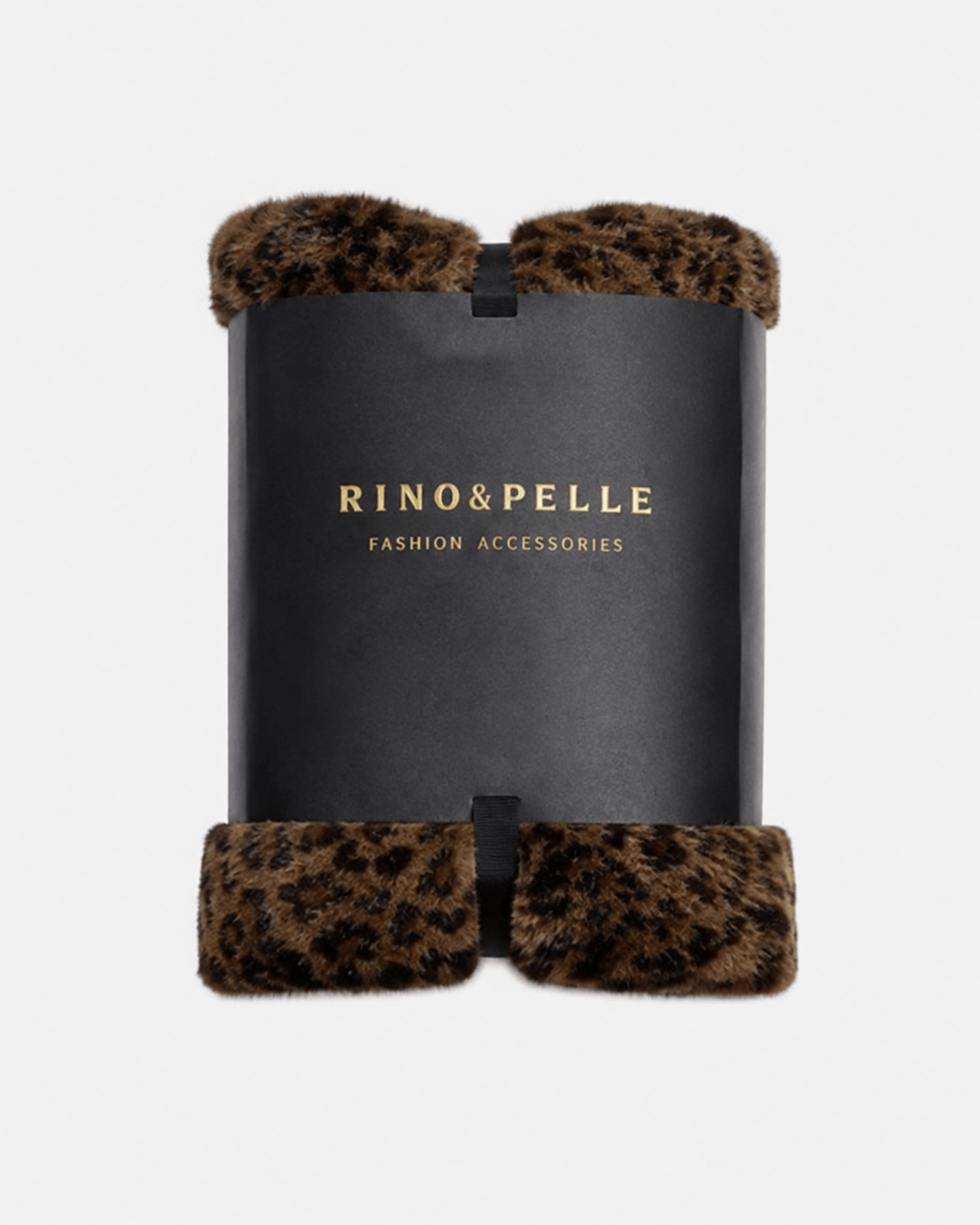 Rino & Pelle Blankets Holy Leopard Print Blanket in Brown