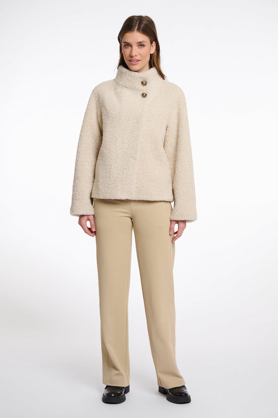 Rino & Pelle JACKET Denu Jacket with High Collar in Birch