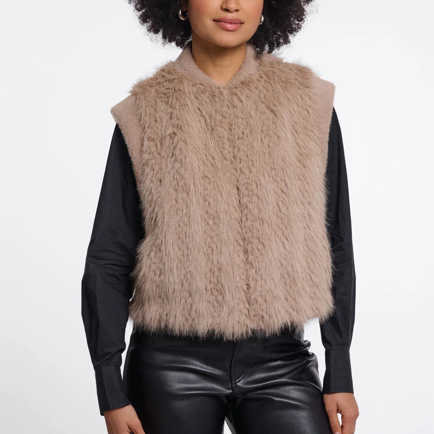 Rino & Pelle Jackets Alvita Faux Fur Waistcoat