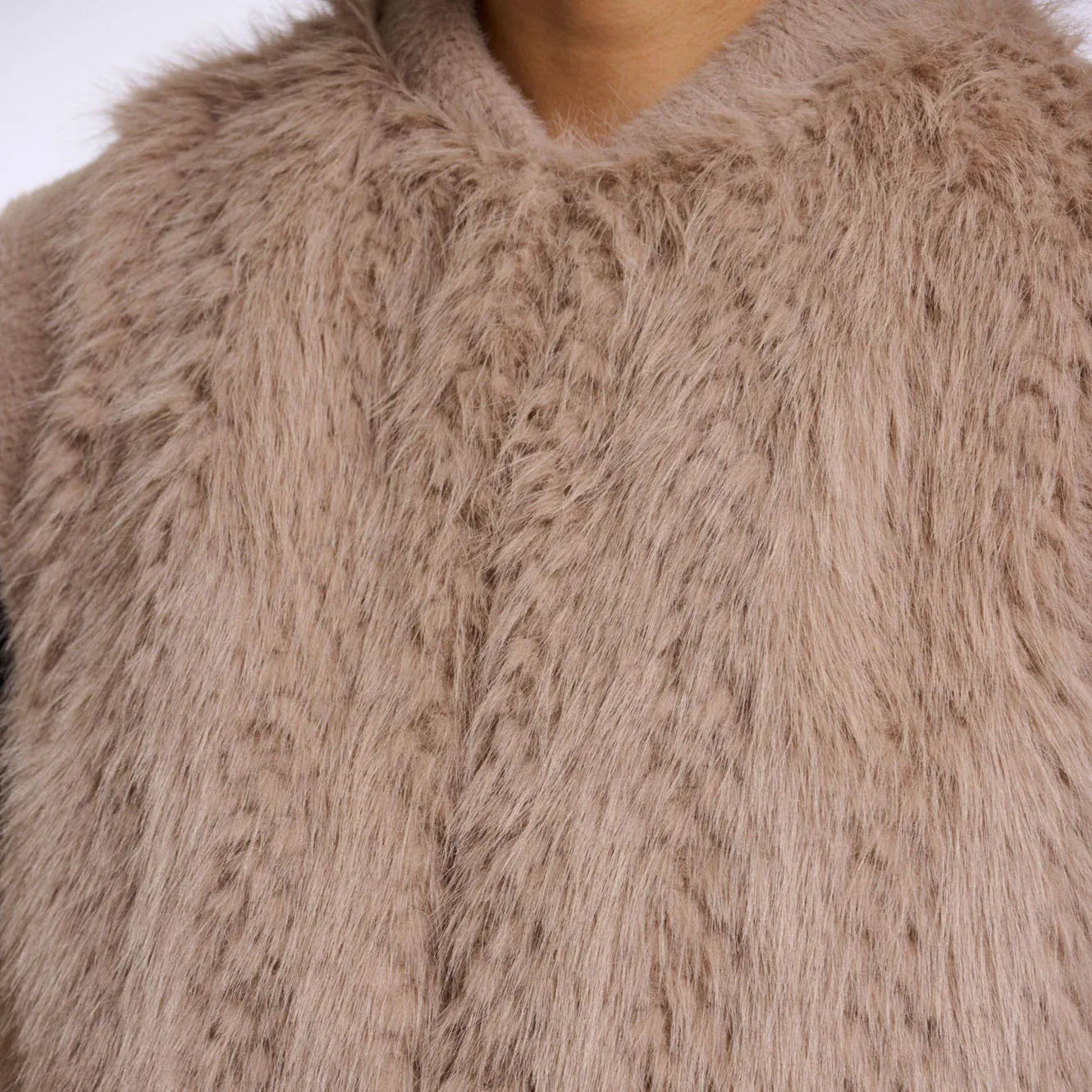 Rino & Pelle Jackets Alvita Faux Fur Waistcoat