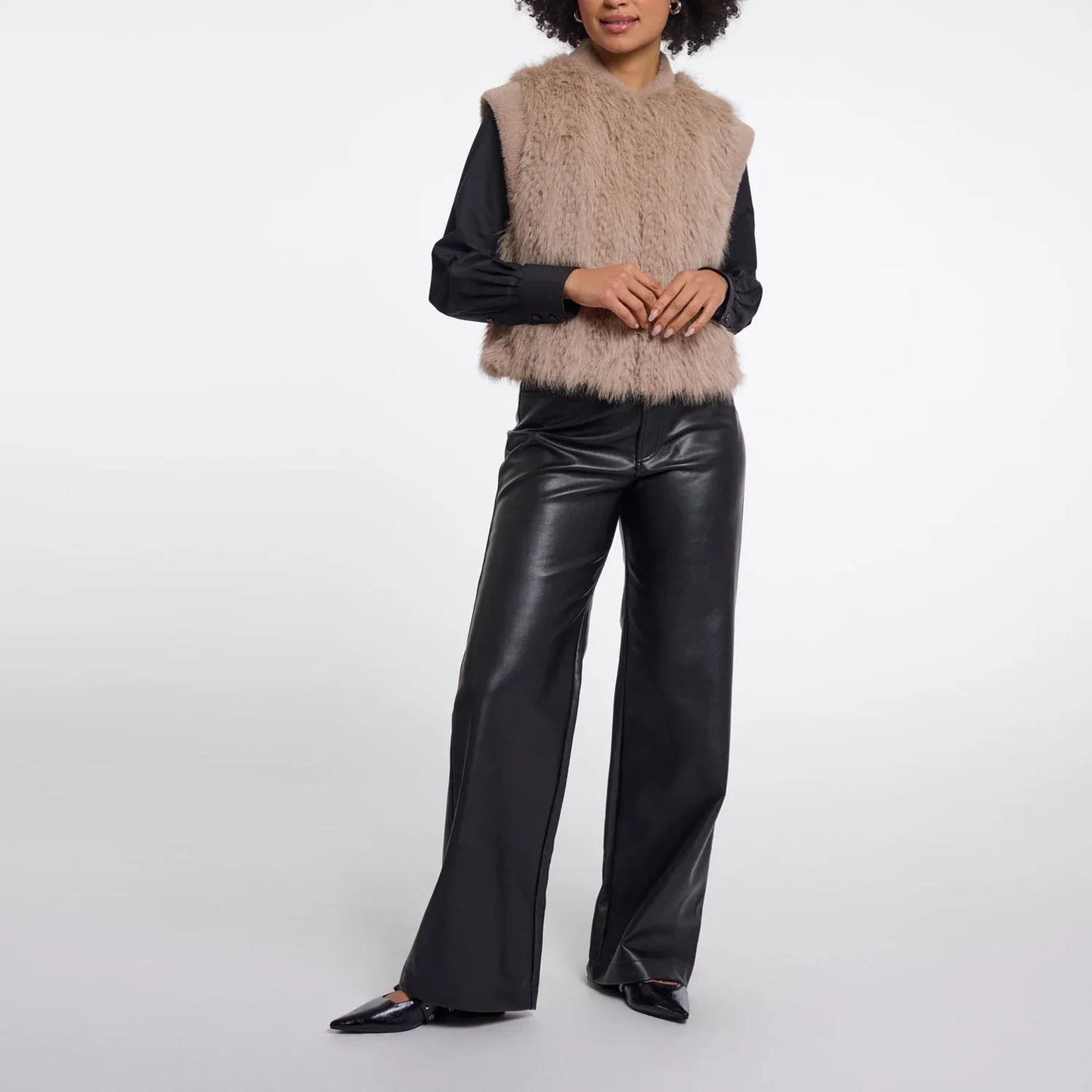 Rino & Pelle Jackets Alvita Faux Fur Waistcoat