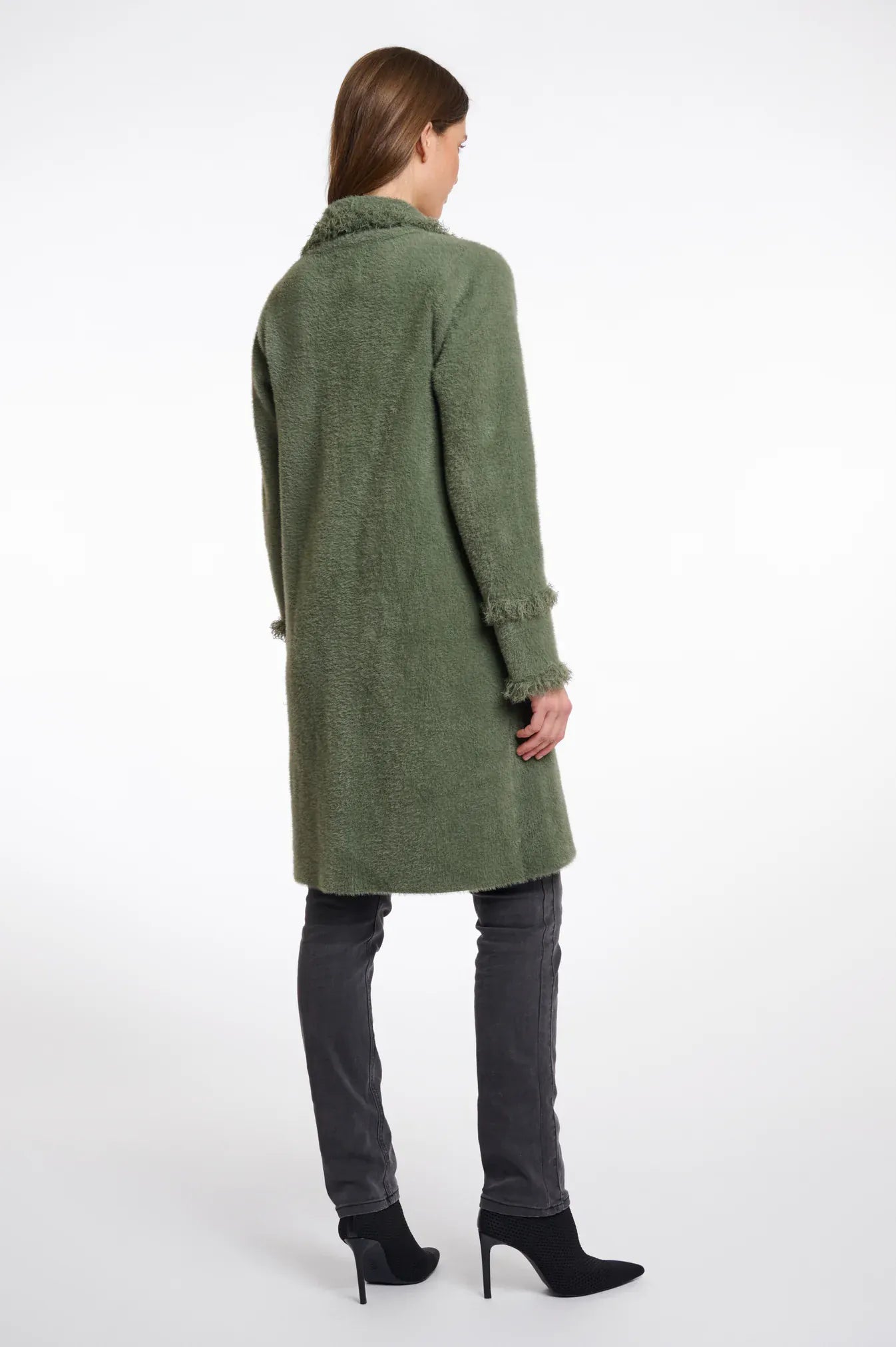 Rino & Pelle Jackets Catena Cardigan with Fringes