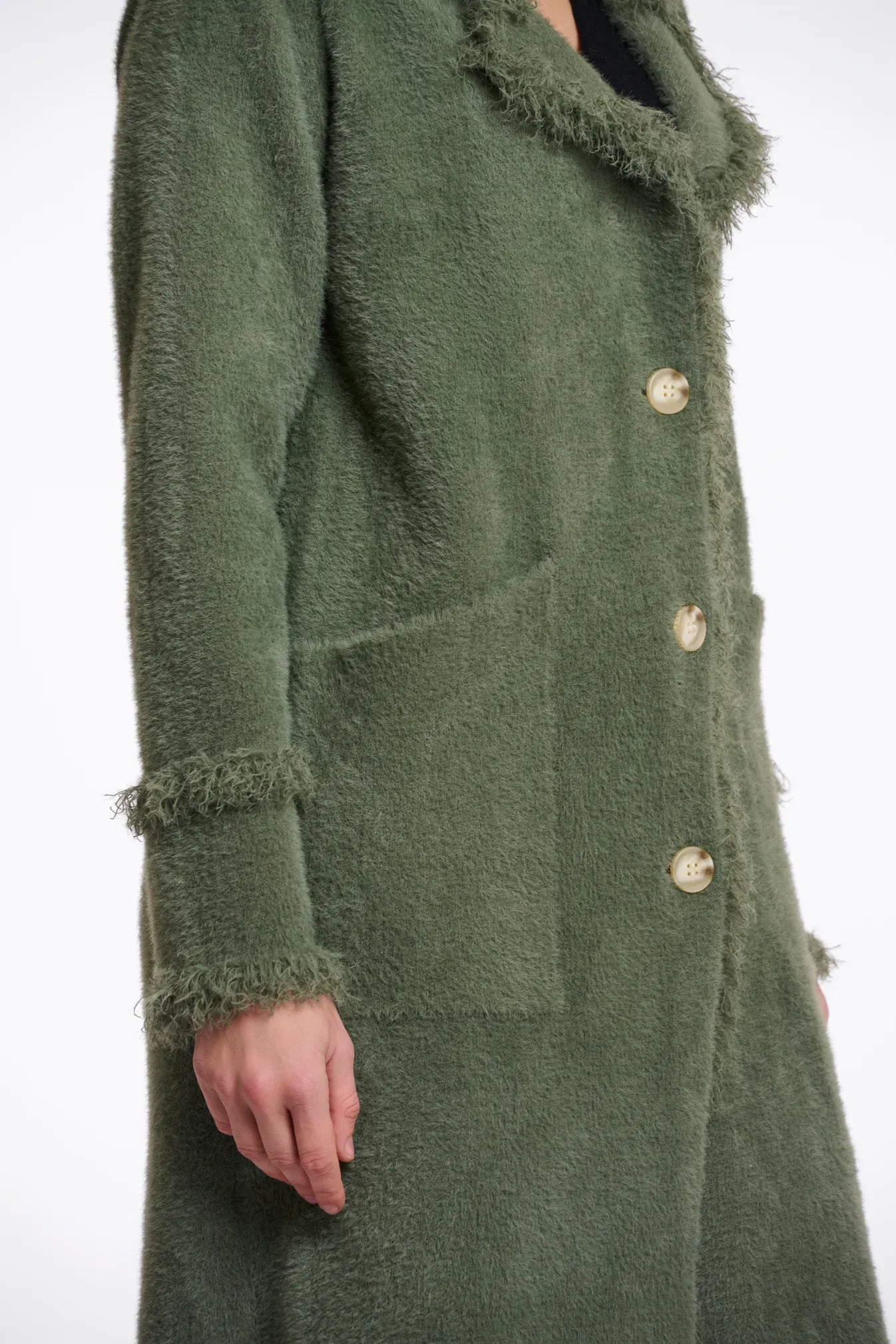 Rino & Pelle Jackets Catena Cardigan with Fringes