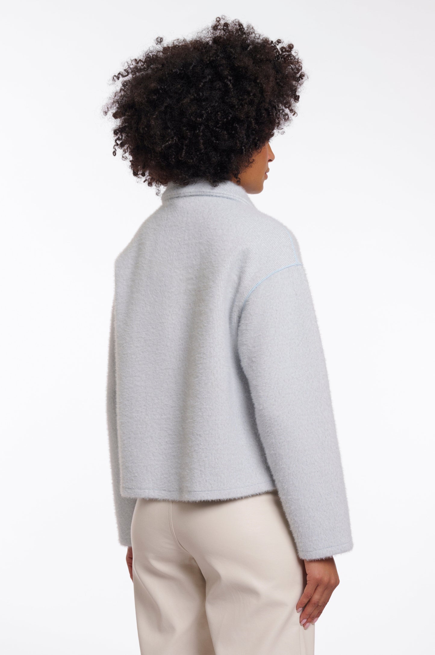 Rino & Pelle Jackets Esia Jacket in Light Blue Snow