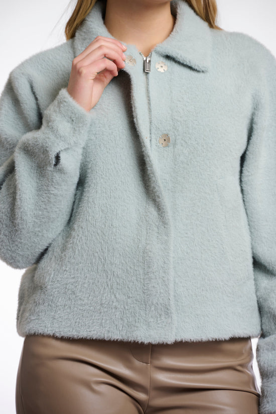 Rino & Pelle Jackets Isabelle Boxy Jacket in Manor Grey