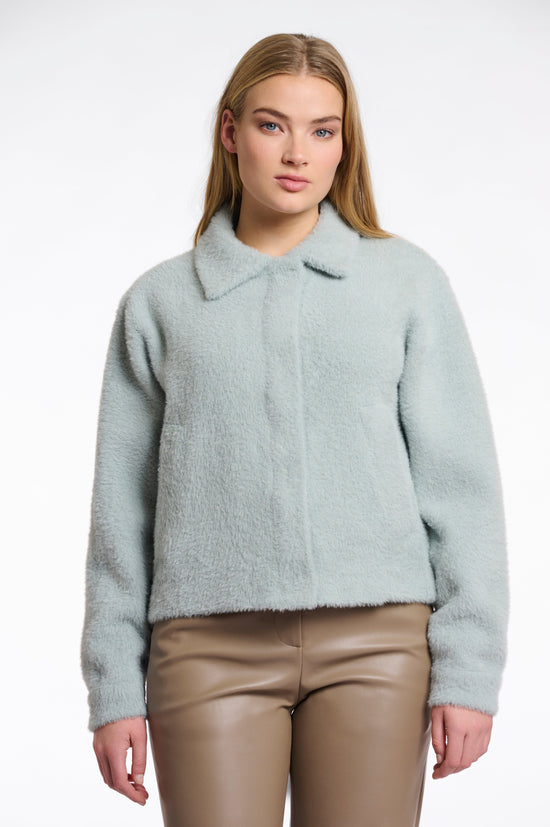 Rino & Pelle Jackets Isabelle Boxy Jacket in Manor Grey