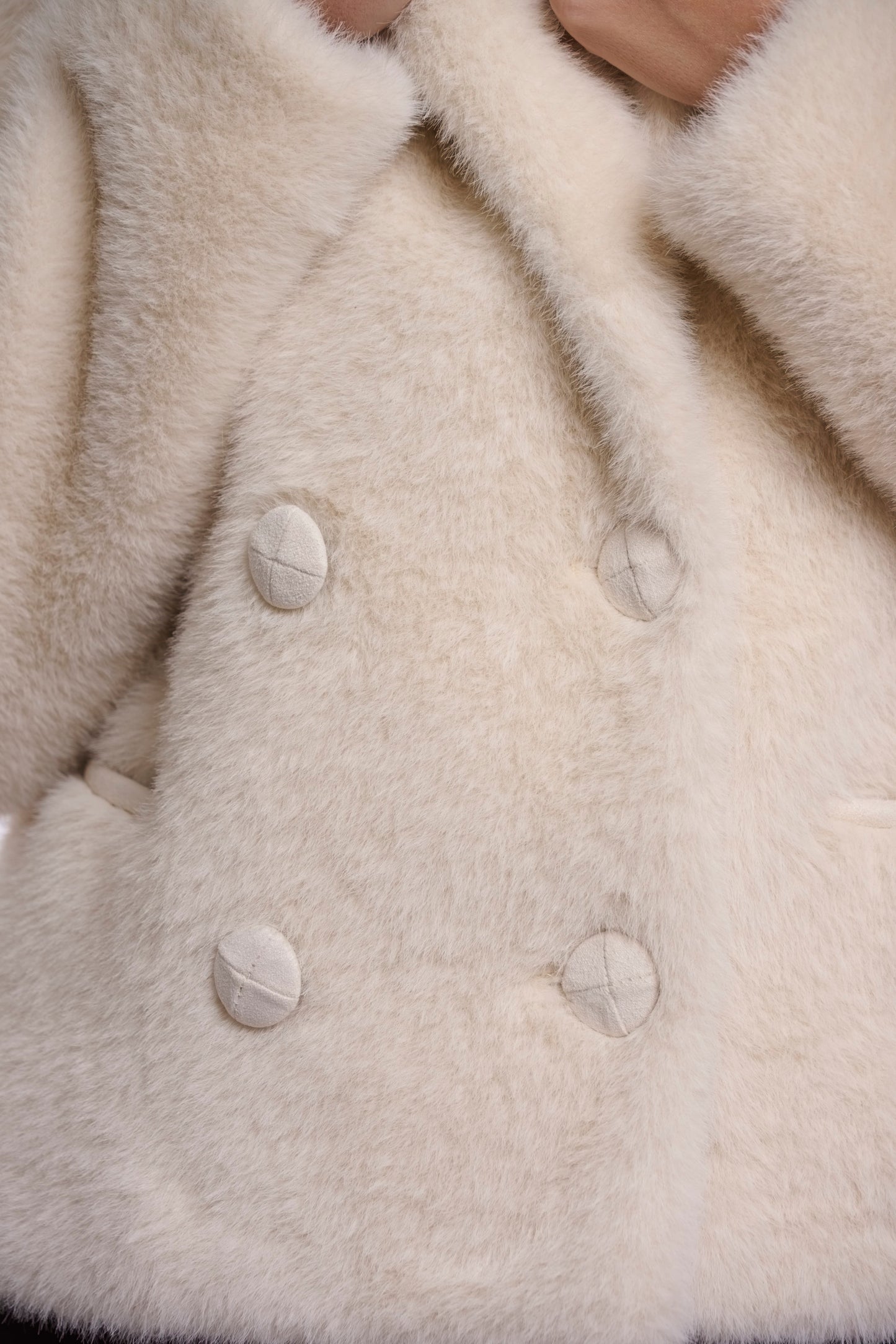 Rino & Pelle Jackets Mayli Short Double-Breasted Jacket in Birch