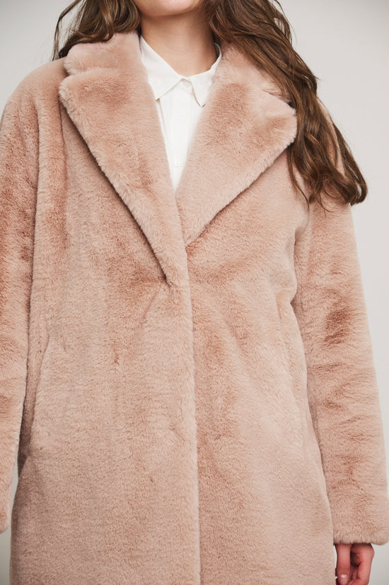 Rino & Pelle Jackets Powder Faux Fur Midi Jacket