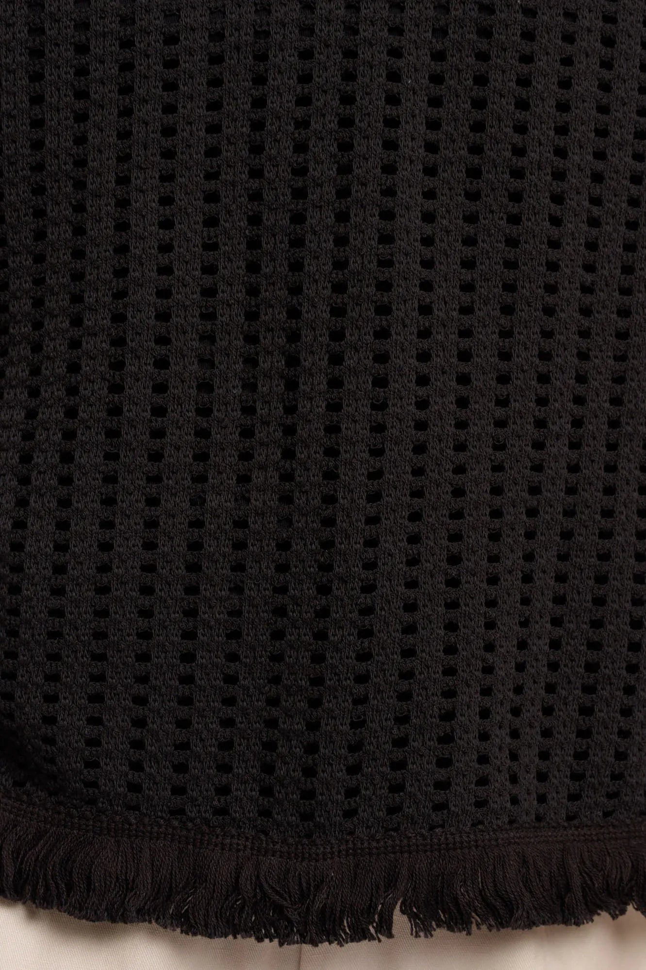 Rino & Pelle Tops Flora Knitted Top in Black