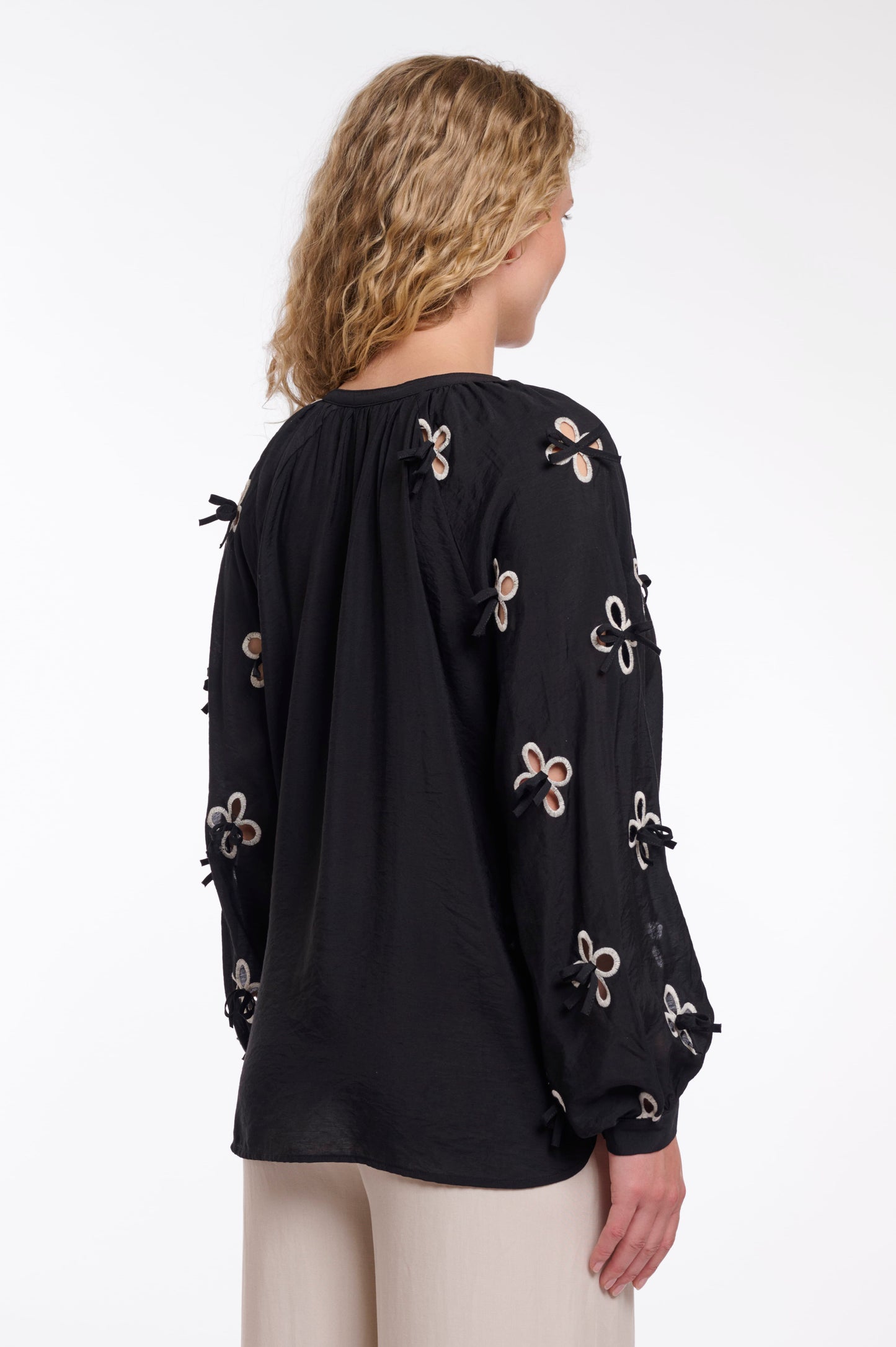 Rino & Pelle Tops Ginger Top in Black