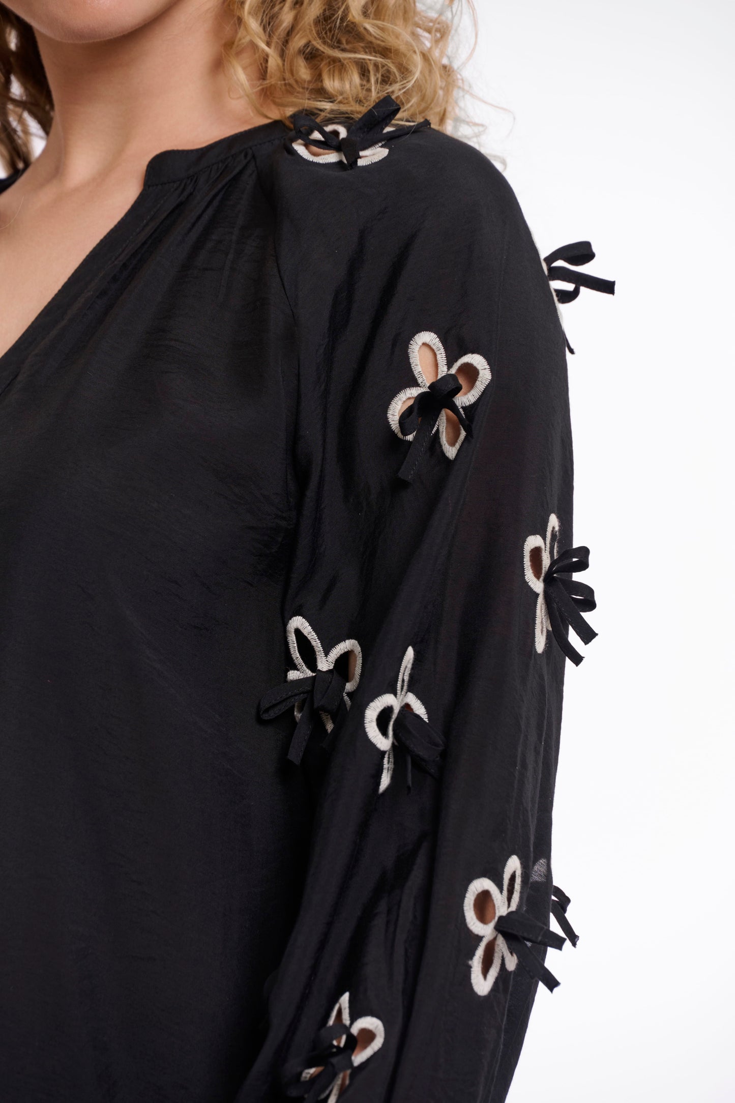Rino & Pelle Tops Ginger Top in Black