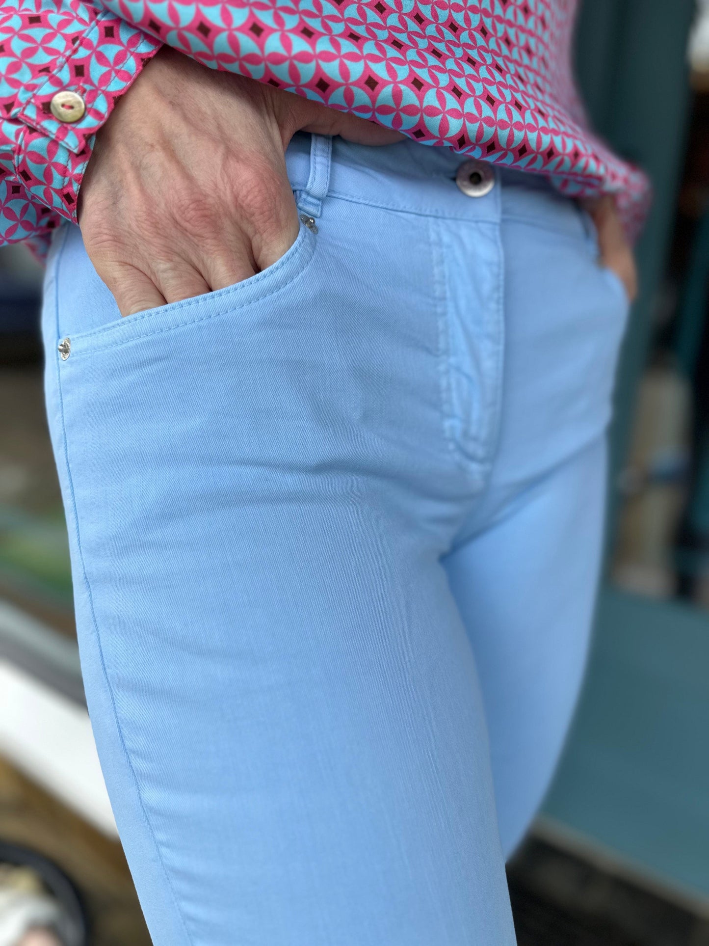 Robell Eve Jean in Sky Blue