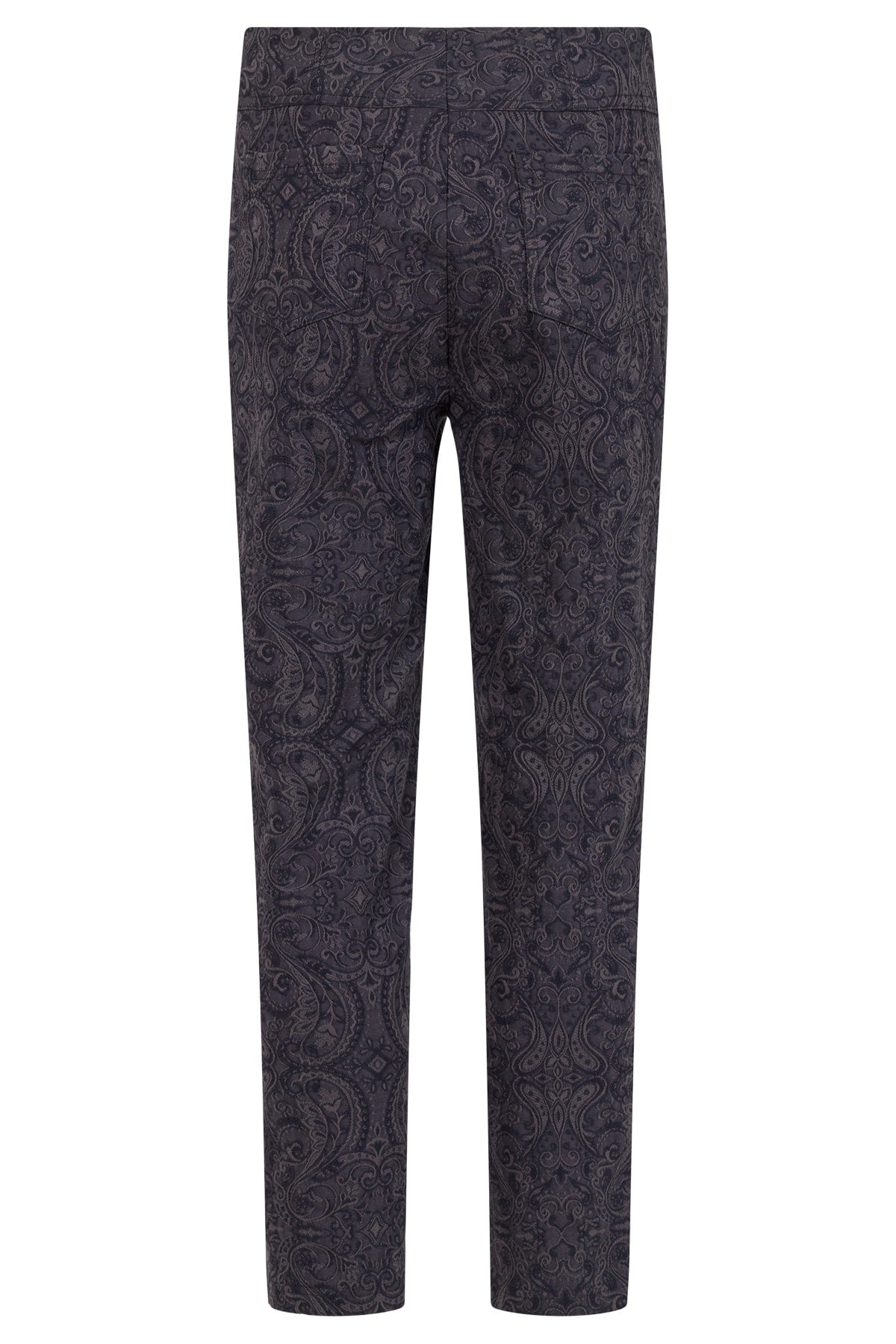 Robell Trousers Bella 09 Jacquard Trousers in black