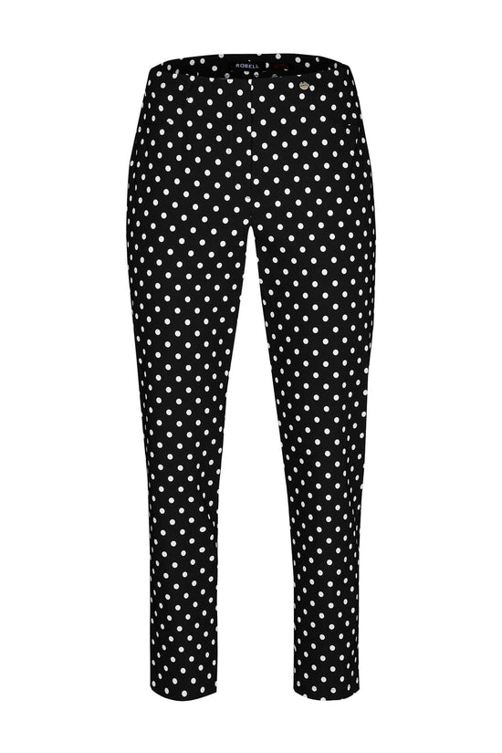 Robell Trousers Bella Spotty Cropped