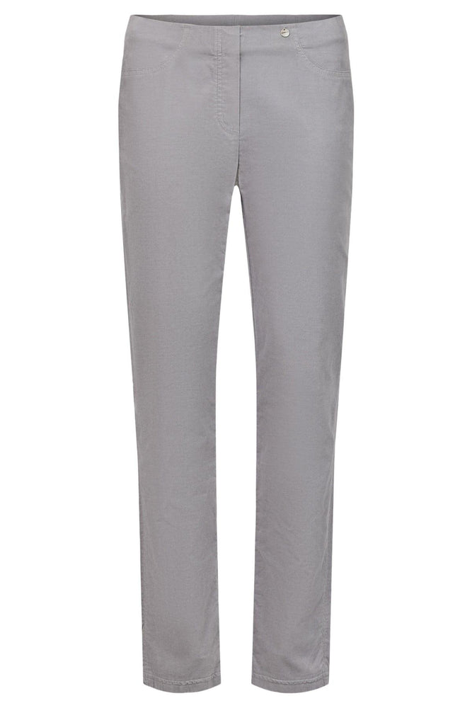 Robell Trousers Bella Trousers in Velvet Grey
