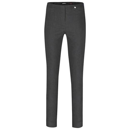 Robell Trousers Rose Trousers in Slate Grey, 78cm