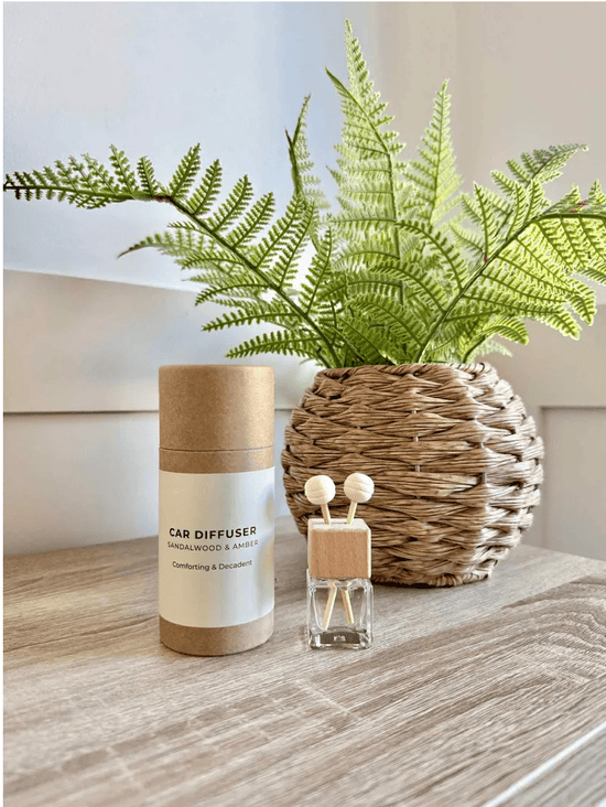 Rosy Roo Vehicle Air Fresheners Sandalwood & Amber Car Diffuser