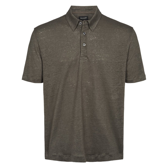 SAND - Mens Mens T-Shirts Brad Polo in Olive Green