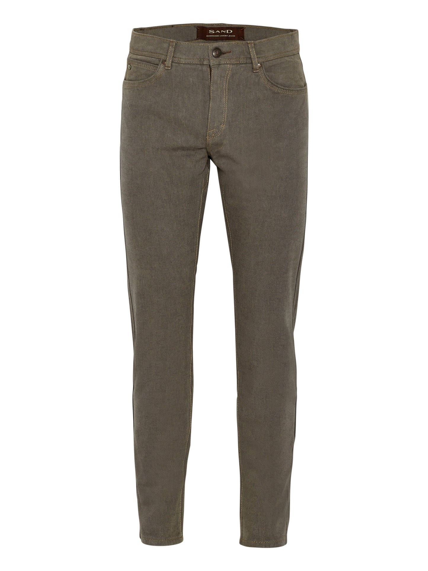 SAND - Mens Mens Trousers Burton Cotton Twill Touch Trousers in Cappuccino