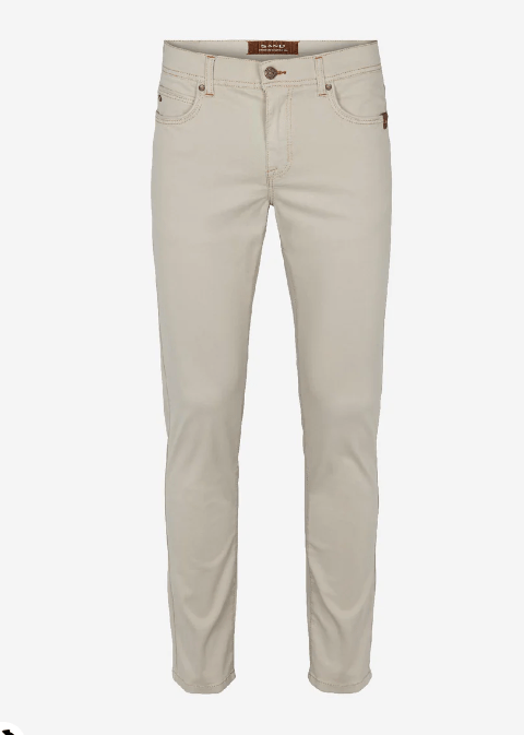 SAND - Mens Mens Trousers Burton Suede Touch Trousers in Light Camel