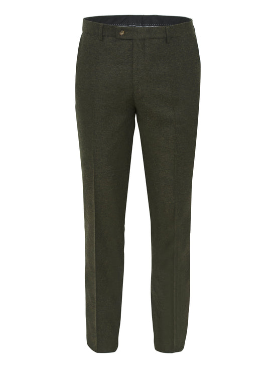 SAND - Mens Mens Trousers Craig Tailored Wool-Blend Trouser in Green/Grey