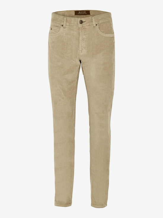 SAND - Mens Trousers Burton Corduroy Trousers in Dark Sand