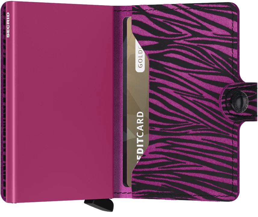 Secrid Accessories Miniwallet Zebra Fuchsia